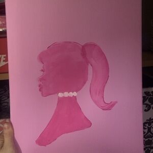Barbie painting
